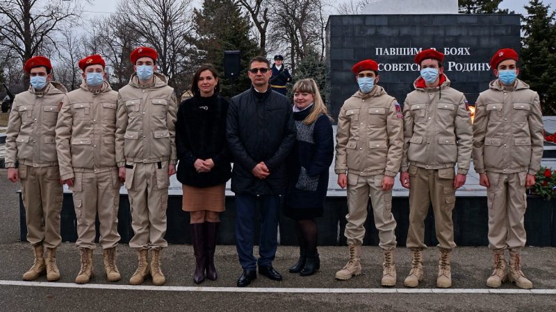 Дань памяти и уважения освободителям Майкопа